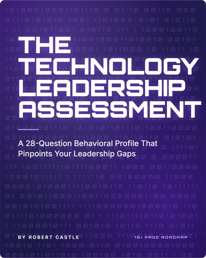 The Technology Leadership Assessment — 28-question behavioral profile by Robert Castle