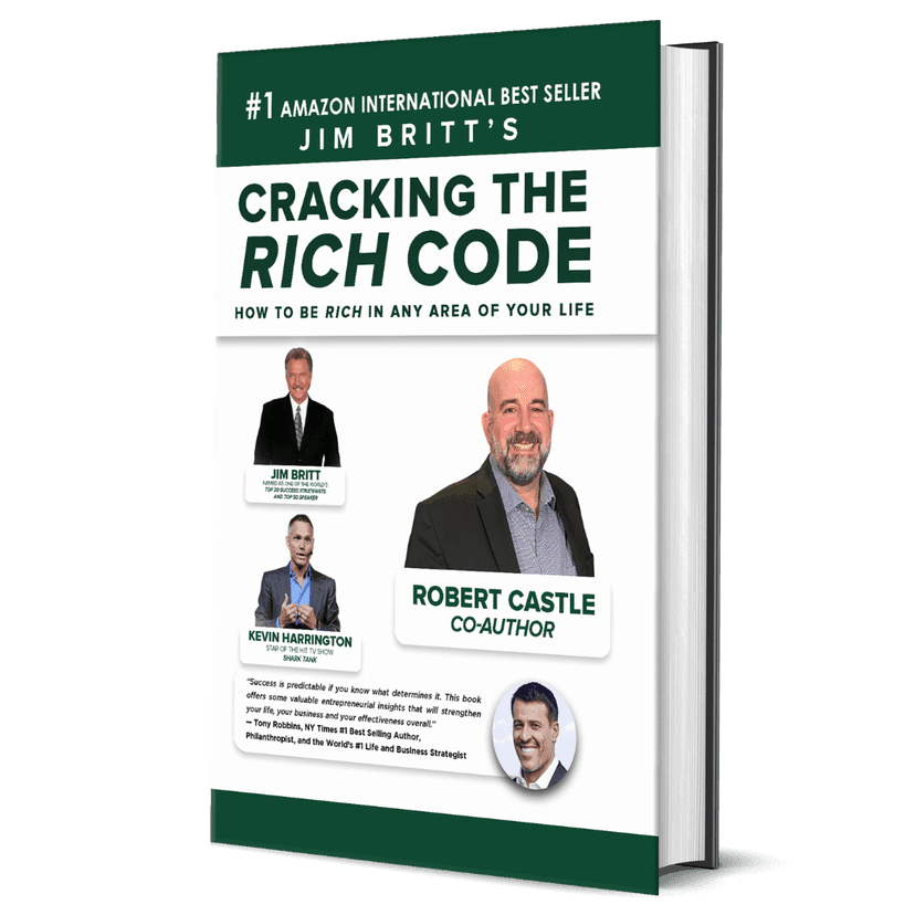 Cracking the Rich Code — Amazon #1 bestseller co-authored by Robert Castle